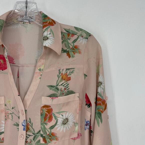 Express Slim Fit Portofino Long Sleeve Top Size Small - Picture 4 of 8